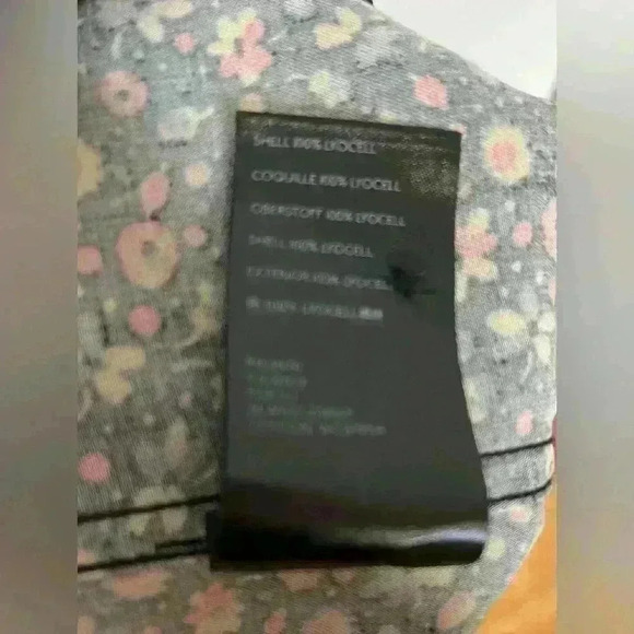 Anthropologie Mauve Marlie Button-Front Chambray Tunic, sz medium - Picture 9 of 11